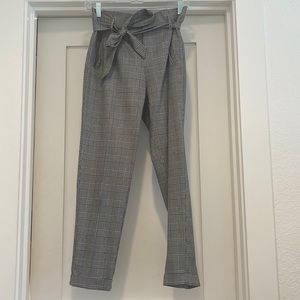 Zara Black & White Trousers - XS